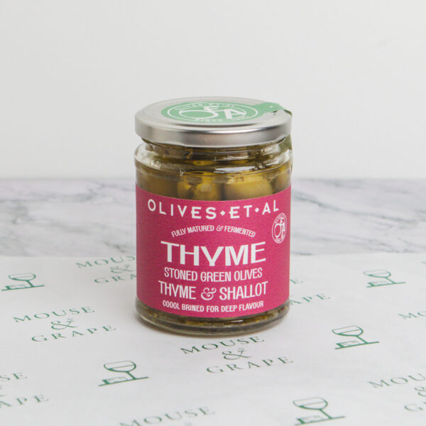 Thyme & Shallot Pitted Green Olives
