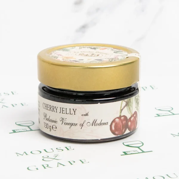 basalmic and cherry jelly