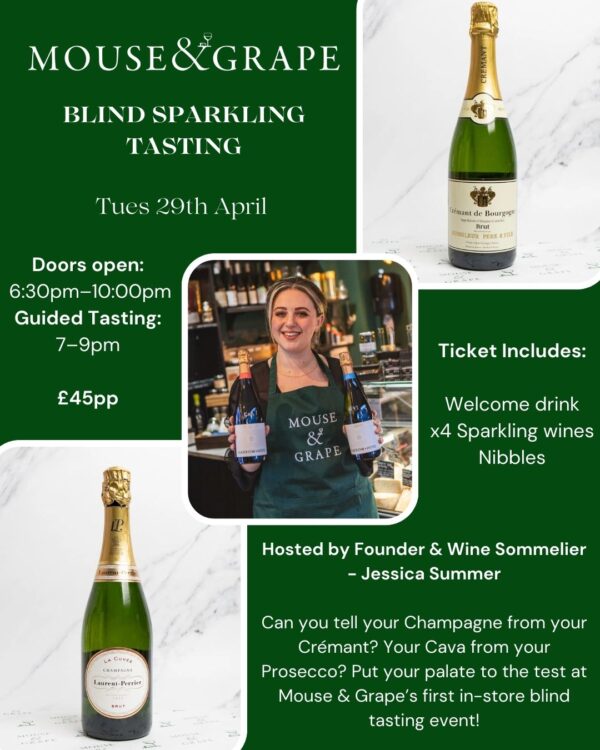Blind Sparkling Tasting - Hosted by Founder Jessica Summer